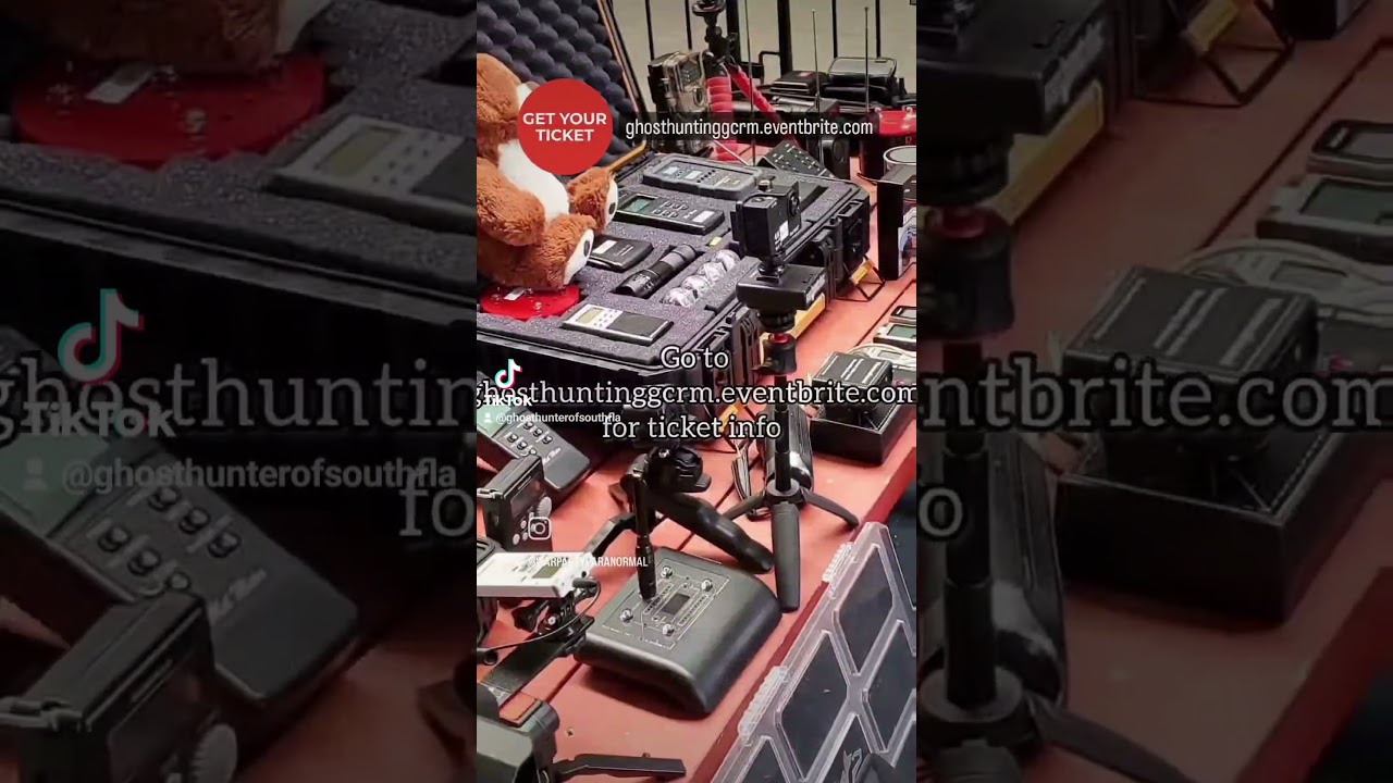 Get your tickets for a interactive ghost hunting event in Miami, FL! Ghosthuntinggcrm.eventbrite.com