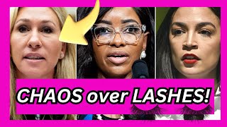 House Hearing CHAOS  Marjorie Taylor Greene Insults Democrat s  Fake Eyelashes     How Dare You