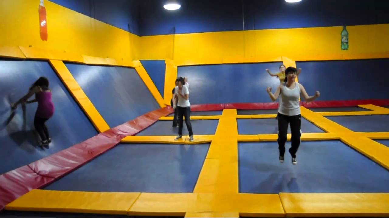 Trampoline gym YouTube