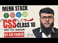 Web and App Development in MERN Stack | CSS Class 10 Flex, Transform | By Sir Fareed