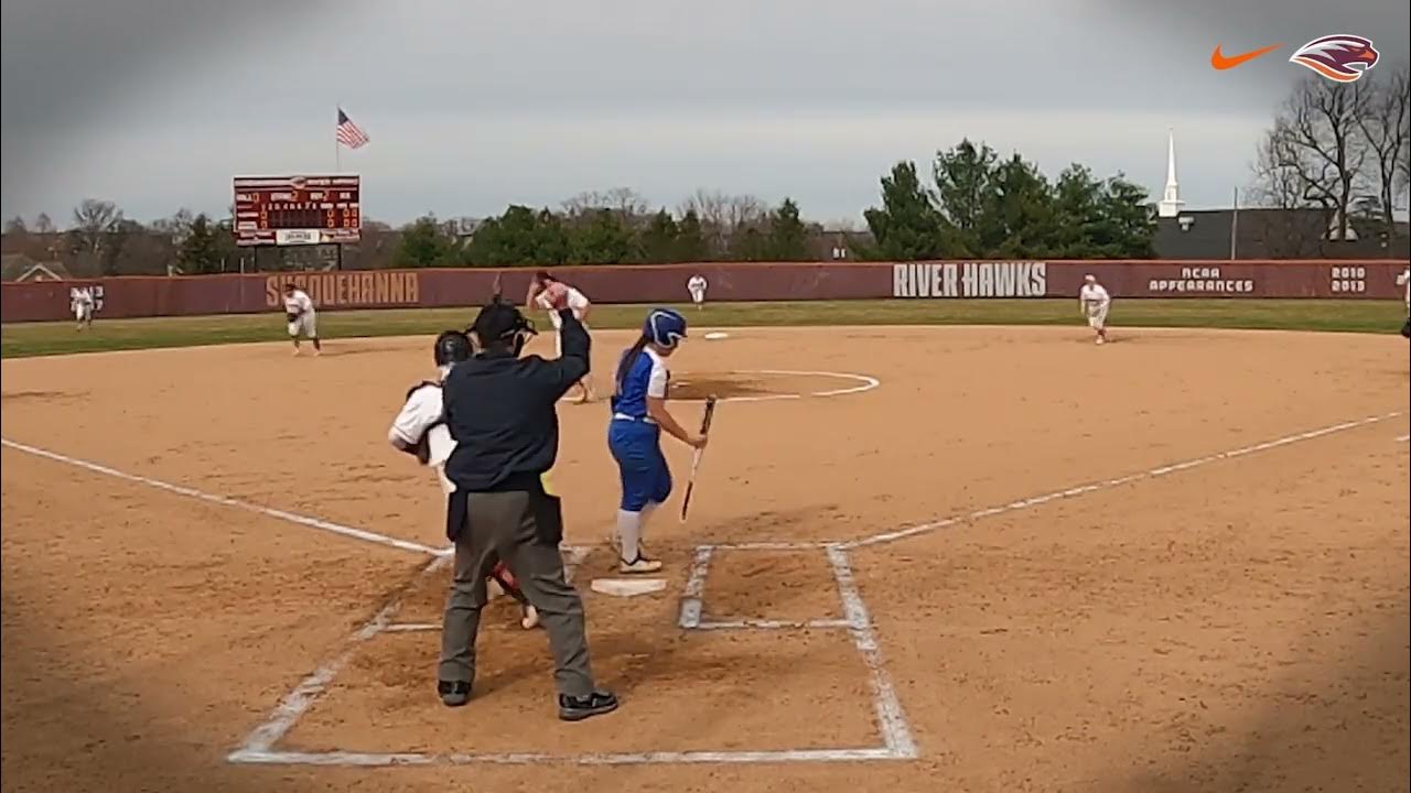 2022 Susquehanna University Softball Highlights vs. Penn College YouTube