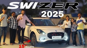 LATEST SWIFT 2025 MODIFIED WITH MINI COOPER LOOK & 15" DZIRE ALLOYS (SWIZER)