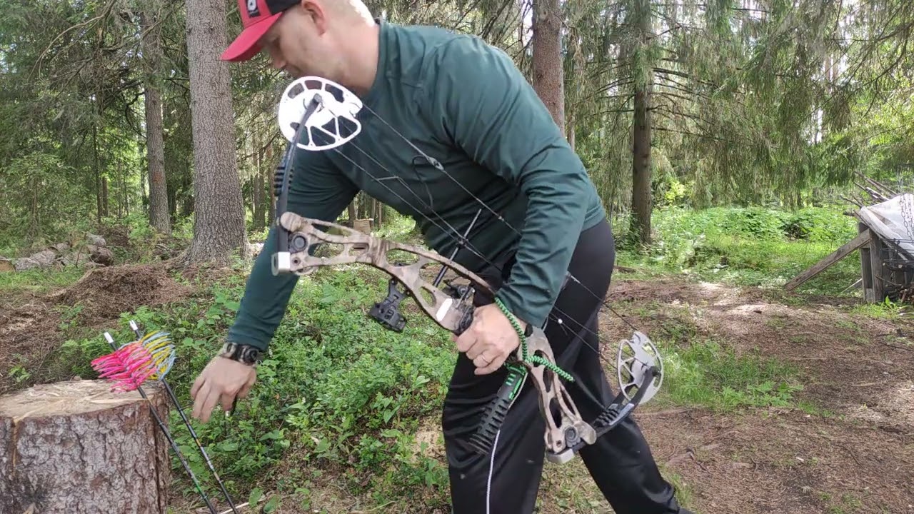 Jousiammunta harjoittelua