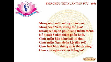 Thơ Chúc Tết Xuân Tân Sửu - Năm 1961 của Bác Hồ