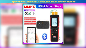 UNIT UT325F Digital Thermometer 4 Channel Temperature Data Logger K J T E R S N Type Thermocouple