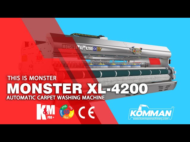 Machine à Laver Les Tapis Entièrement Automatique MONSTER XL 4200