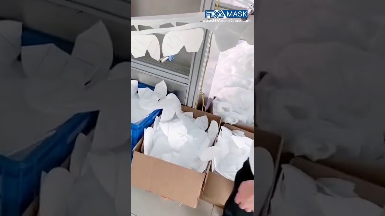 Автоматическая встроенная переносица N95 KN95 машина для изготовления лицевых масок