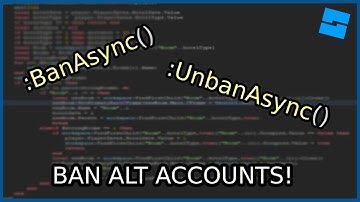 HOW TO USE THE NEW BAN API - BAN/UNBAN PLAYERS AND THEIR ALT ACCOUNTS! - Roblox Scripting Tutorial