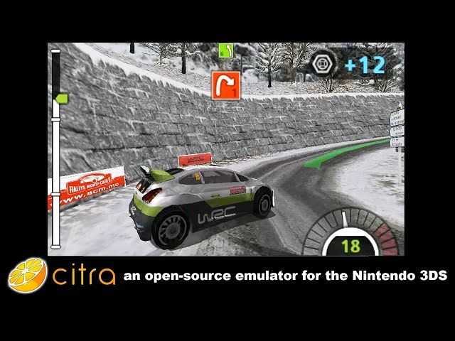 Citra 3DS Emulator - WRC FIA World Rally Championship Ingame! scaled  resolution - YouTube