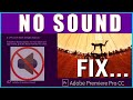 No sound in premiere pro | CC 2019 | CC 2020 | Solved