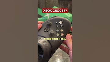 Crocs that look like an Xbox controller and an Xbox controller that looks like Crocs? 🤯