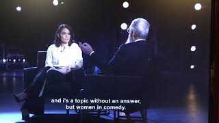 Letterman is baffled—baffled!—that there were no women writers on his show. Baffled! 🤷‍♂️