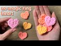 No Magic Ring Mini Crochet Heart Applique Tutorial No Magic Ring Mini Crochet Heart Applique Tutorial