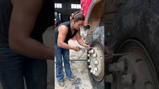 How to Change a Flat Tire on a Truck | How to remove a spare tire on a truck