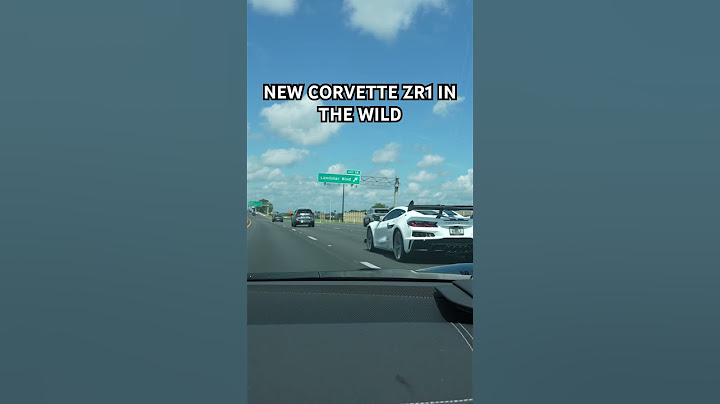 NEW CORVETTE ZR1 IN THE WILD #cars #automobile #supercars #cartok #corvettenation #yt #shorts