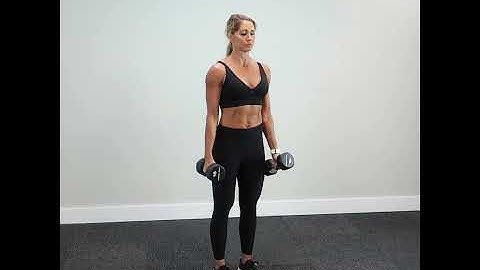 Dumbbell Standing Bicep Curl With Rotation