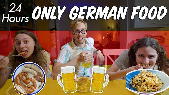 I ONLY Ate German Food for 24 Hours