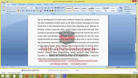 MULTI-VIEW DEEP NETWORK: A DEEP MODEL BASED ON LEARNING FEATURES FROM HETEROGENEOUS - PROJECT 2020