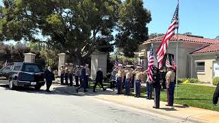 Burial PFC Helmut Behlert at Golden Gate National Cemetery