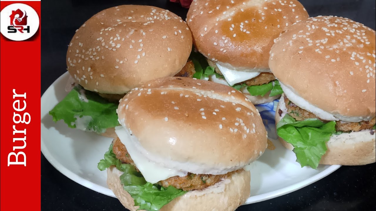 Burger Recipe without beef and without chicken easy and special restaurant style burger 
