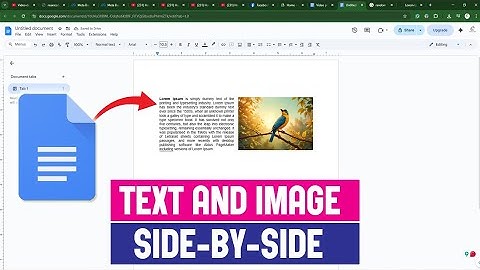 Hoe u tekst en afbeeldingen naast elkaar plaatst in Google Docs