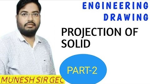 EGD-Projection Of Solid Hexagonal Pyramid_Part-1 By Munesh Sir