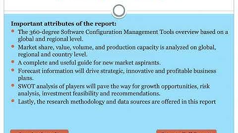 Software Configuration Management Tools Market 2019 Precise Outlook - IBM, Microsoft, Chef, Ansible