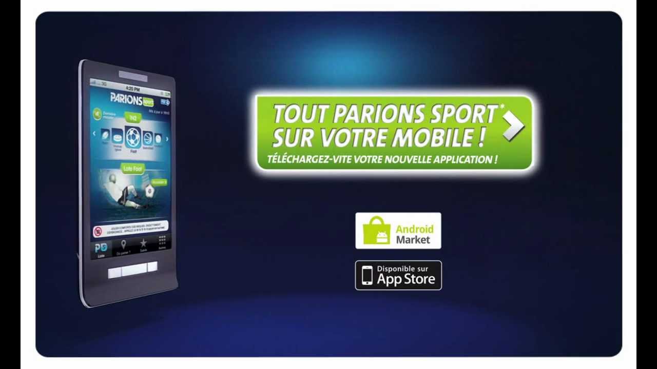 Découvrez l'application ParionsSport !