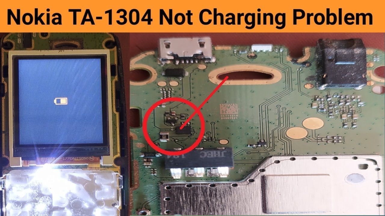 nokia 1203 not charging