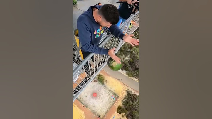 АРБУЗ СКИНУЛИ С ВЫСОТЫ😳