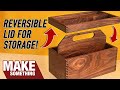 Easy Joinery Toolbox Tote With Reversible Lid | Woodworking Project