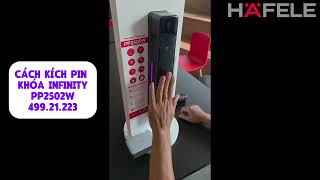 HD - CÁCH KÍCH PIN KHÓA INFINITY PP2502W - 499.21.223