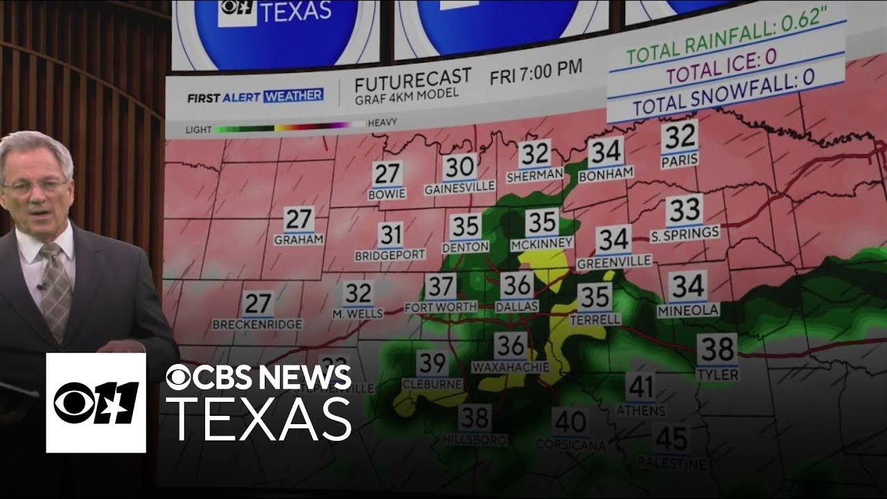 Cold windy rain in North Texas on Friday turns to freezing rain ...