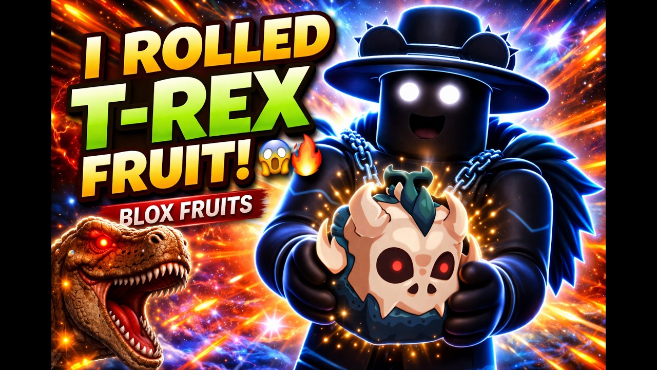 NO WAY… I ROLLED T-REX FRUIT!! 😱🔥 | BloxFruits | NeonXbloxYT - YouTube