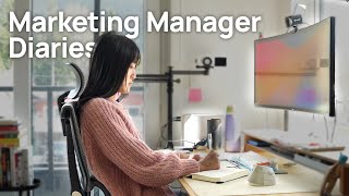 Productive Day In The Life | Marketing Manager, WFH, Working In Tech