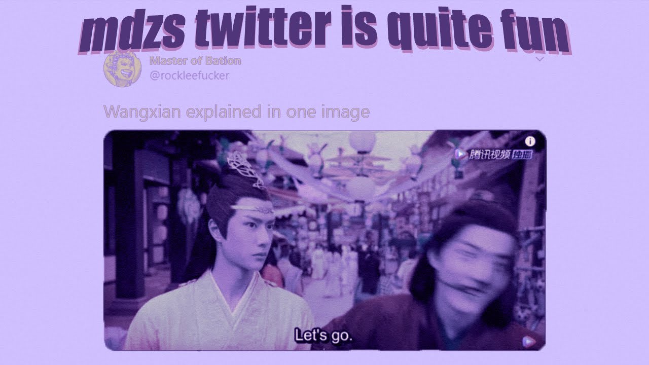 [3] mdzs twitter is quite fun..