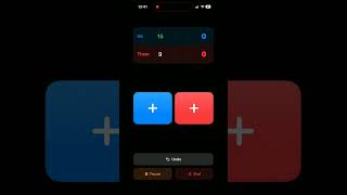 Score keeper that stays out of your way.  Search "Pickleball Scoreboard: Track" on the App Store  #P