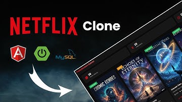 Netflix Clone — Spring Boot (Java) + Angular + MySQL | Quick Overview