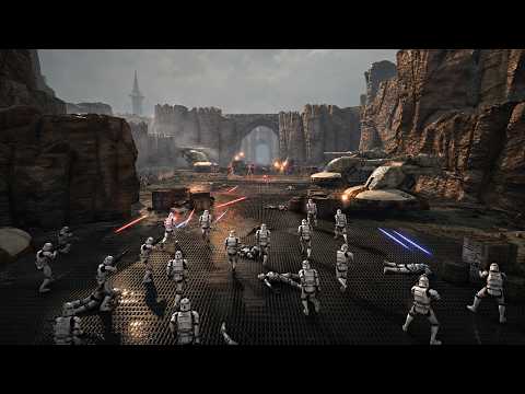 The Epic clone battle for the planet Geonosis | Men of War: Star Wars - Galaxy at War