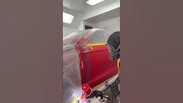 SIMPLE TRICK TO GUARANTEE PERFECT COLOUR MATCH #car #paint #paintlife #autobody #painter #satisfying