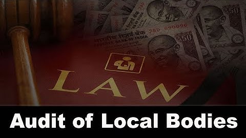#AuditofMunicipalitiesandPanchayats#LocalBodies