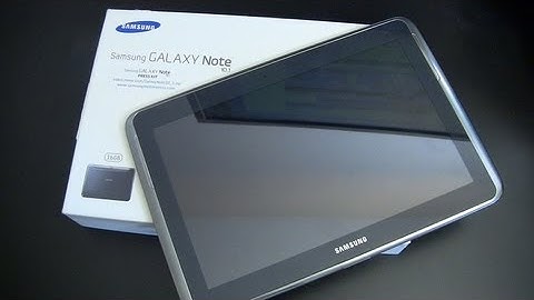 Samsung Galaxy Note 10.1 HD Video Sample | Pocketnow
