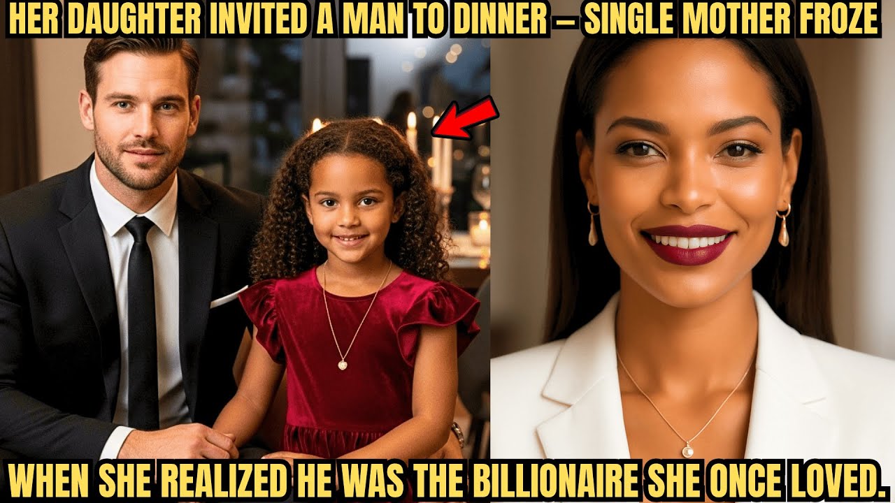 Her Daughter Invited a Man to Dinner—Single Mother Froze When She Realized He Was the Billionaire...