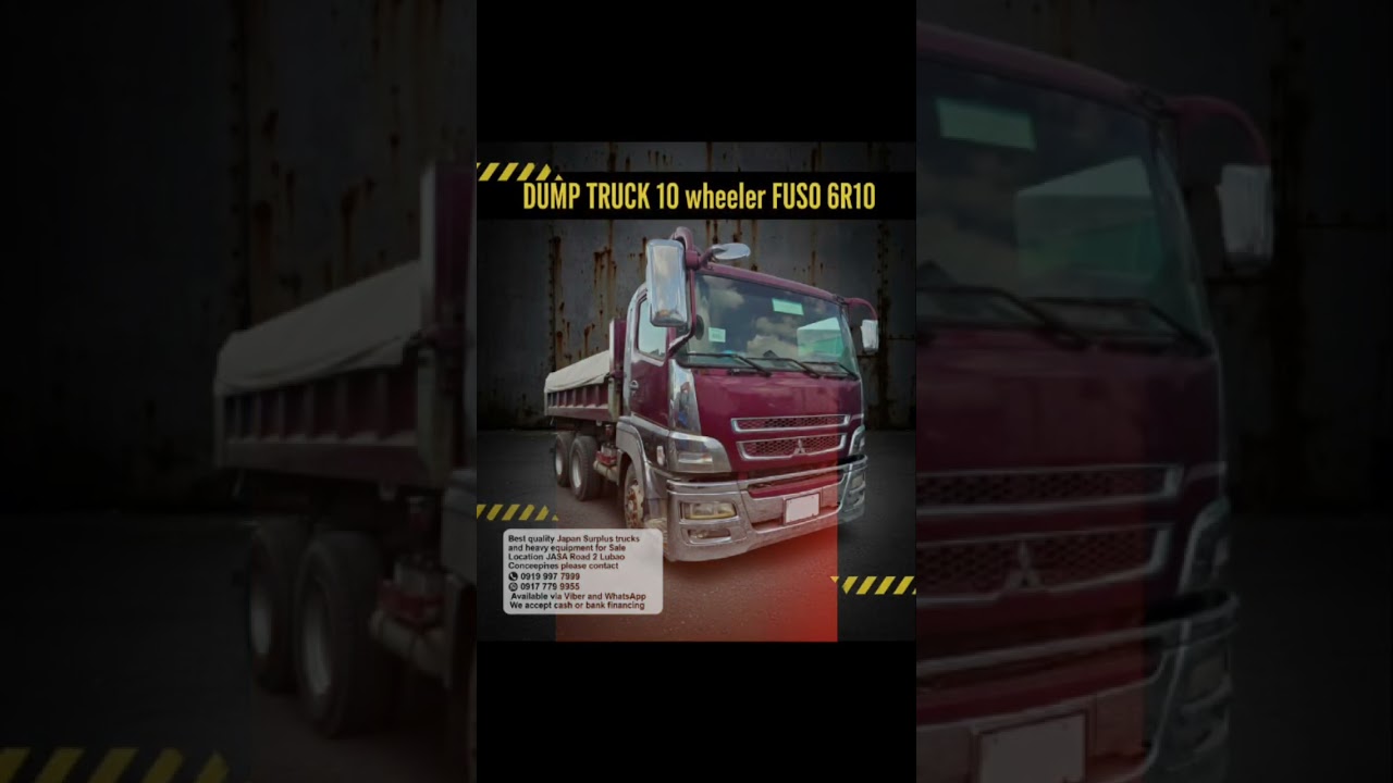 dump trucks 10 wheelers Isuzu fuso hino japan surplus trucks cash or financing