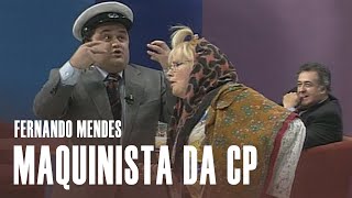 MAQUINISTA DA CP | Fernando Mendes | COM PESO E MEDIDA | RTP | Teatro Revista | Florbela Queiroz