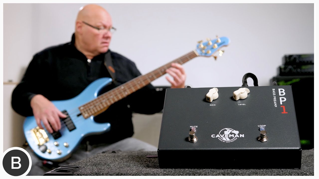 AMAZING STUDIOGRADE BASS PREAMP CAVEMAN BP1 YouTube