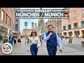 Famous city of munich in germany wonderful april day in 2024  4kr