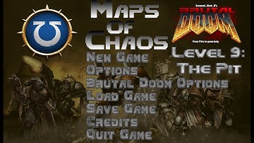Doom 2 - Warhammer 40K Astartes Mod | Maps of Chaos - Overkill | Level 9: The Pit