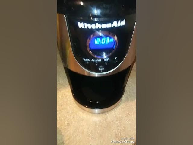 KitchenAid KCM1204OB 12-Cup Coffee Maker with One Touch Brewing - Onyx Black