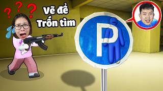 Tô màu lên người để trốn tìm cực khó! bqThanh Họa Sĩ Vẽ Giống Thật Ốc tìm lòi mắt